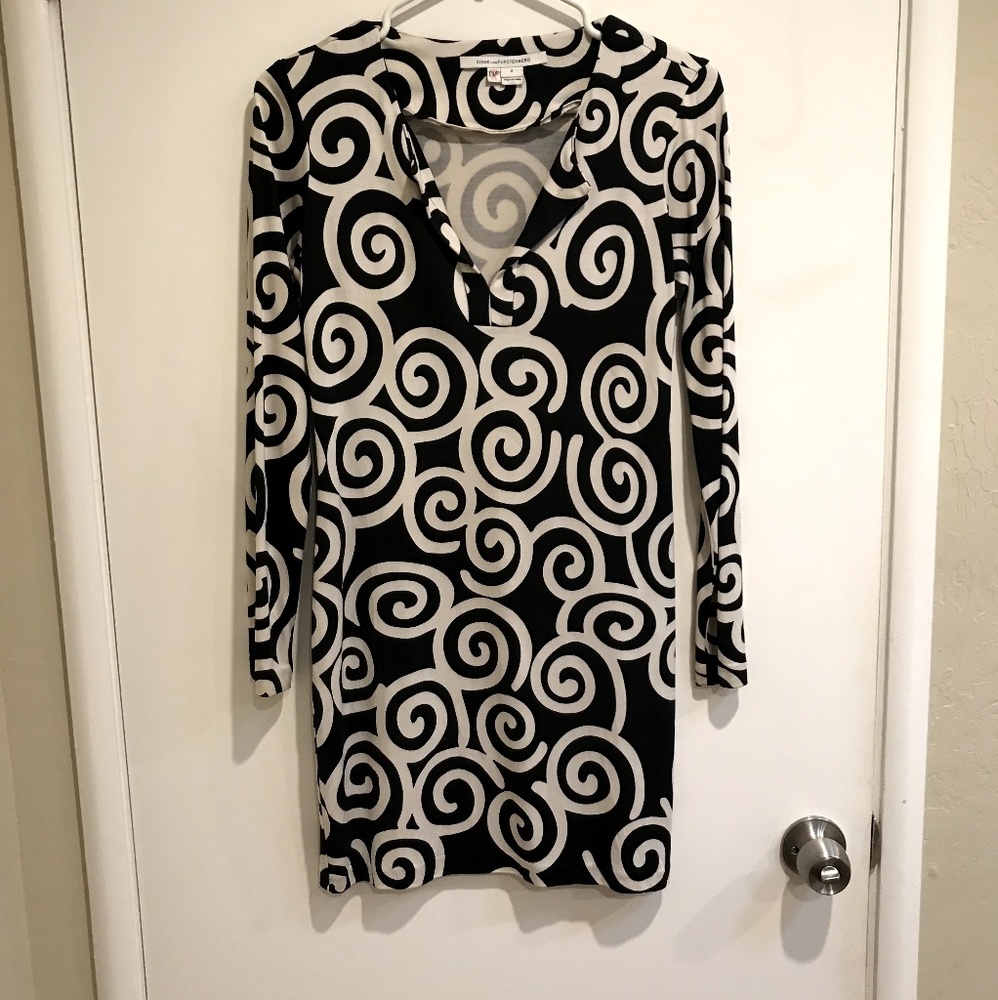Dvf swirl dress